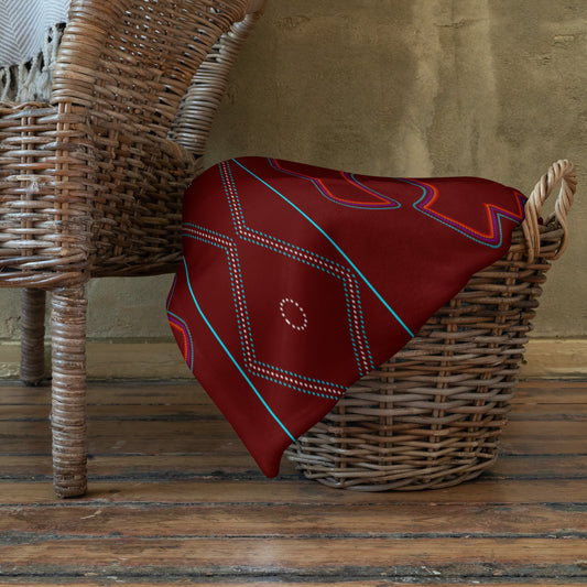 Buffalotown "Florals" Large Throw Blanket