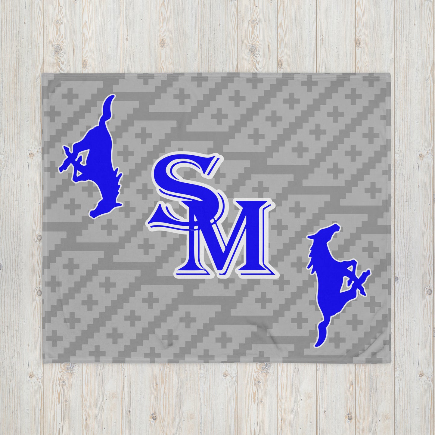 Mustangs Throw Blanket