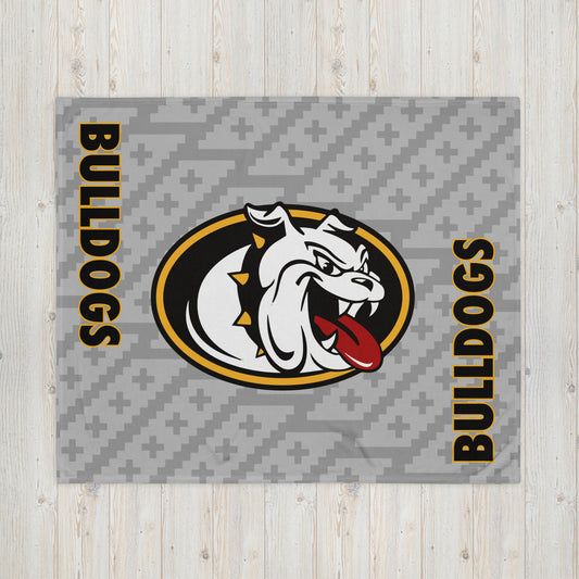 Bulldogs Throw Blanket