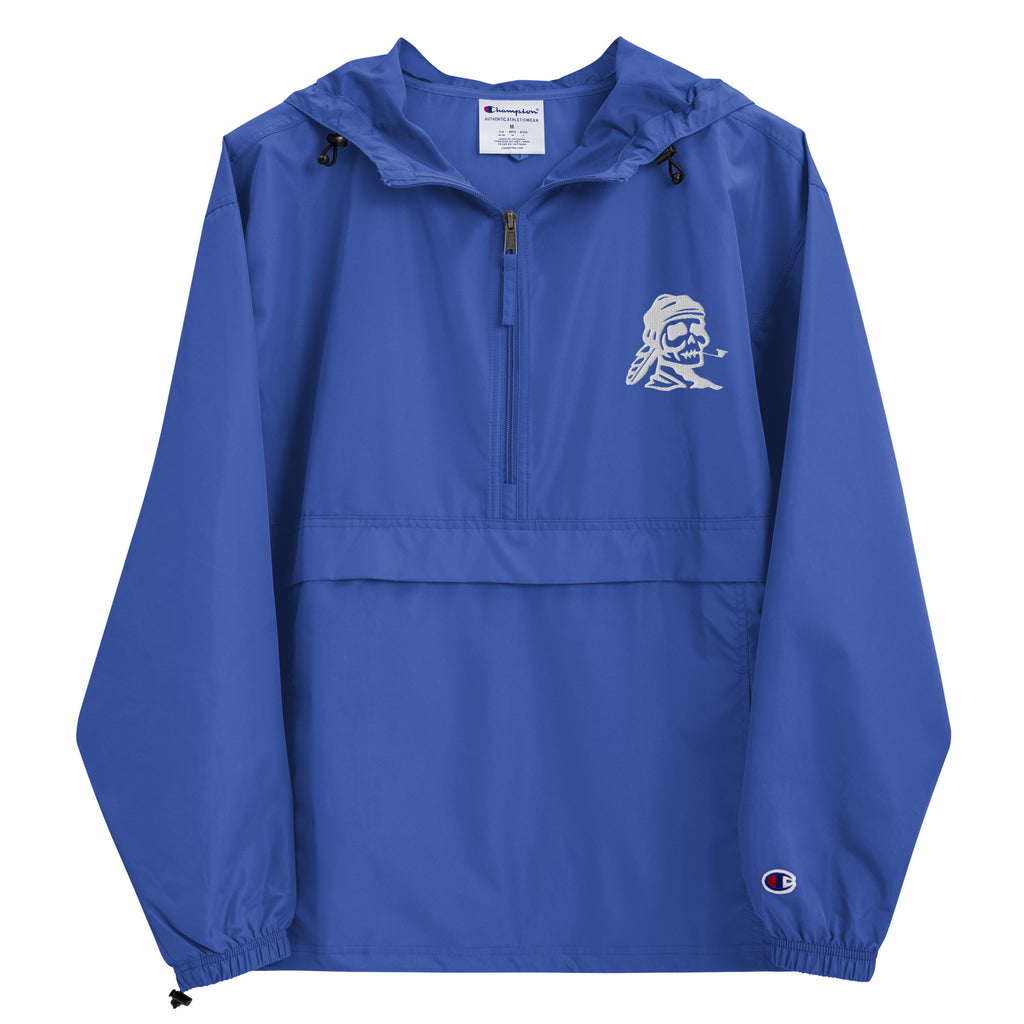 Custom Champion Packable Half Zip Windbreaker Jacket - Design